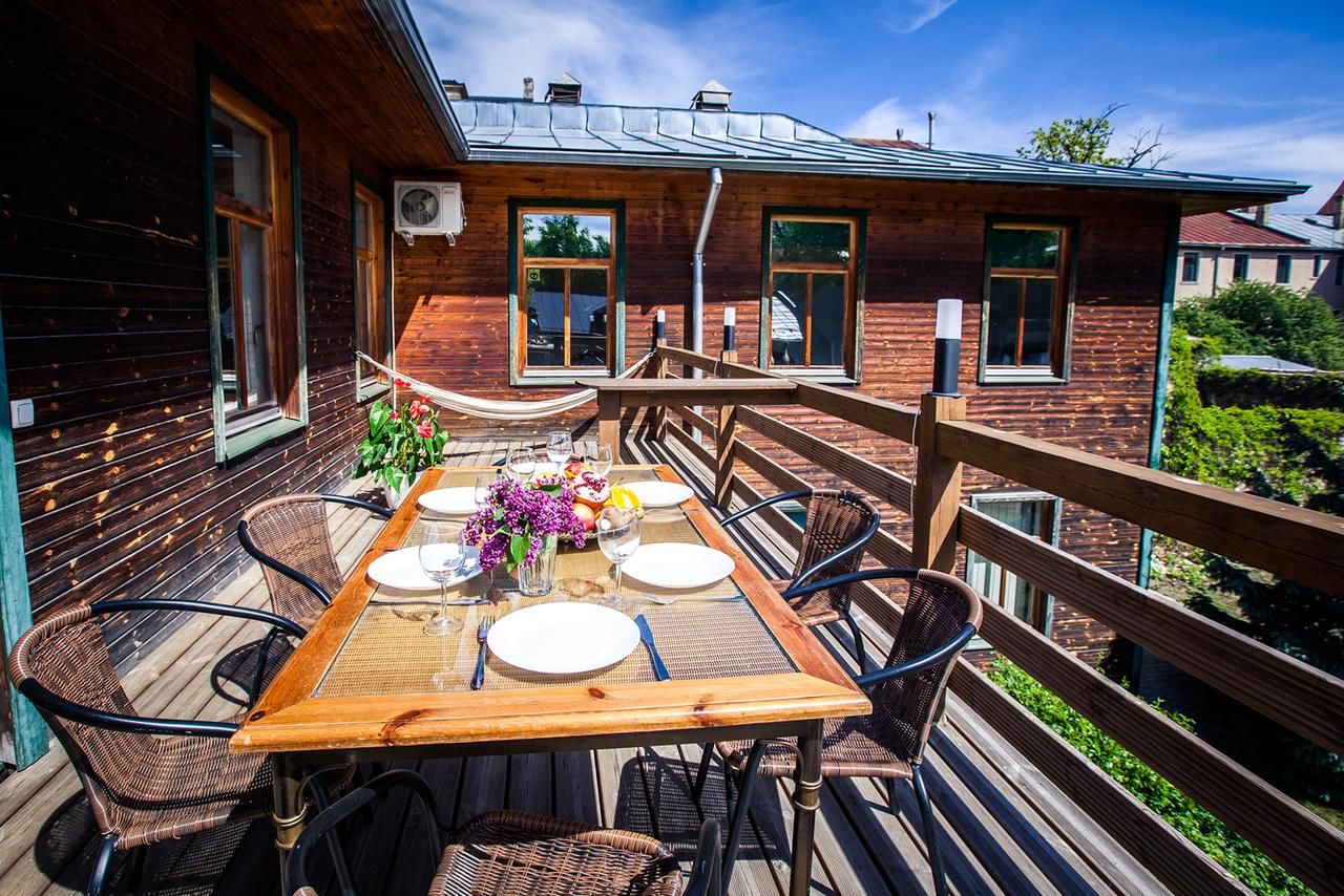 Дома для отпуска Wooden House near City center Рига