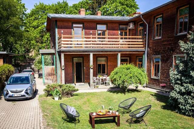 Дома для отпуска Wooden House near City center Рига-48